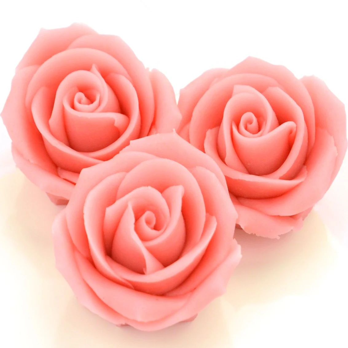 Marzipan-Rosen Groß Rosa 16 Stück