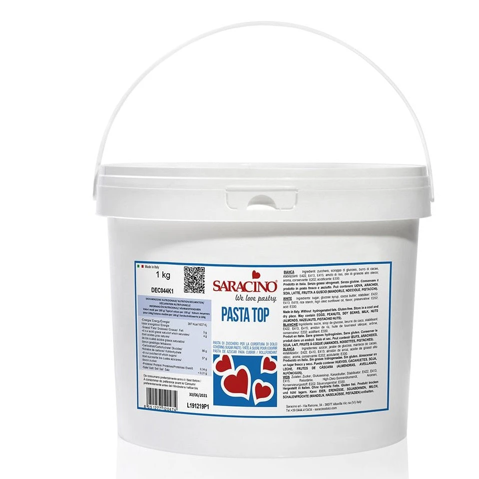 Saracino Fondant Pasta Top Weiß 5kg