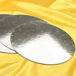 Cakecard Silber 30cm 3mm Stärke 5er Set