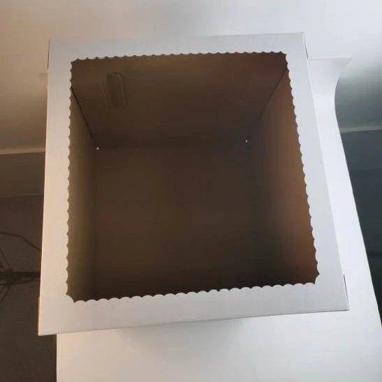 Tortenschachtel Weiß 25x25x40cm – Bild 2