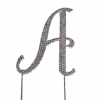 Strass Buchstabe A Groß Silber