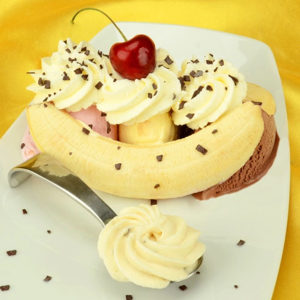 Sahnestand Bananen Split 100g