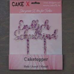 Endlich Schulkind Lila Gepunktet