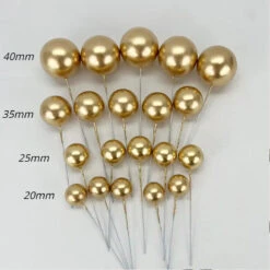Deko Kugeln Set Gold ( 20 Stück )