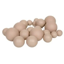 Deko Kugeln Set Beige ( 20 Stück )