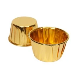 Gold Muffinförmchen