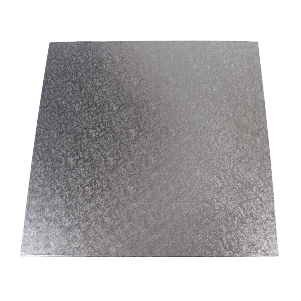 Cakeboard 40x40cm 12mm Silber