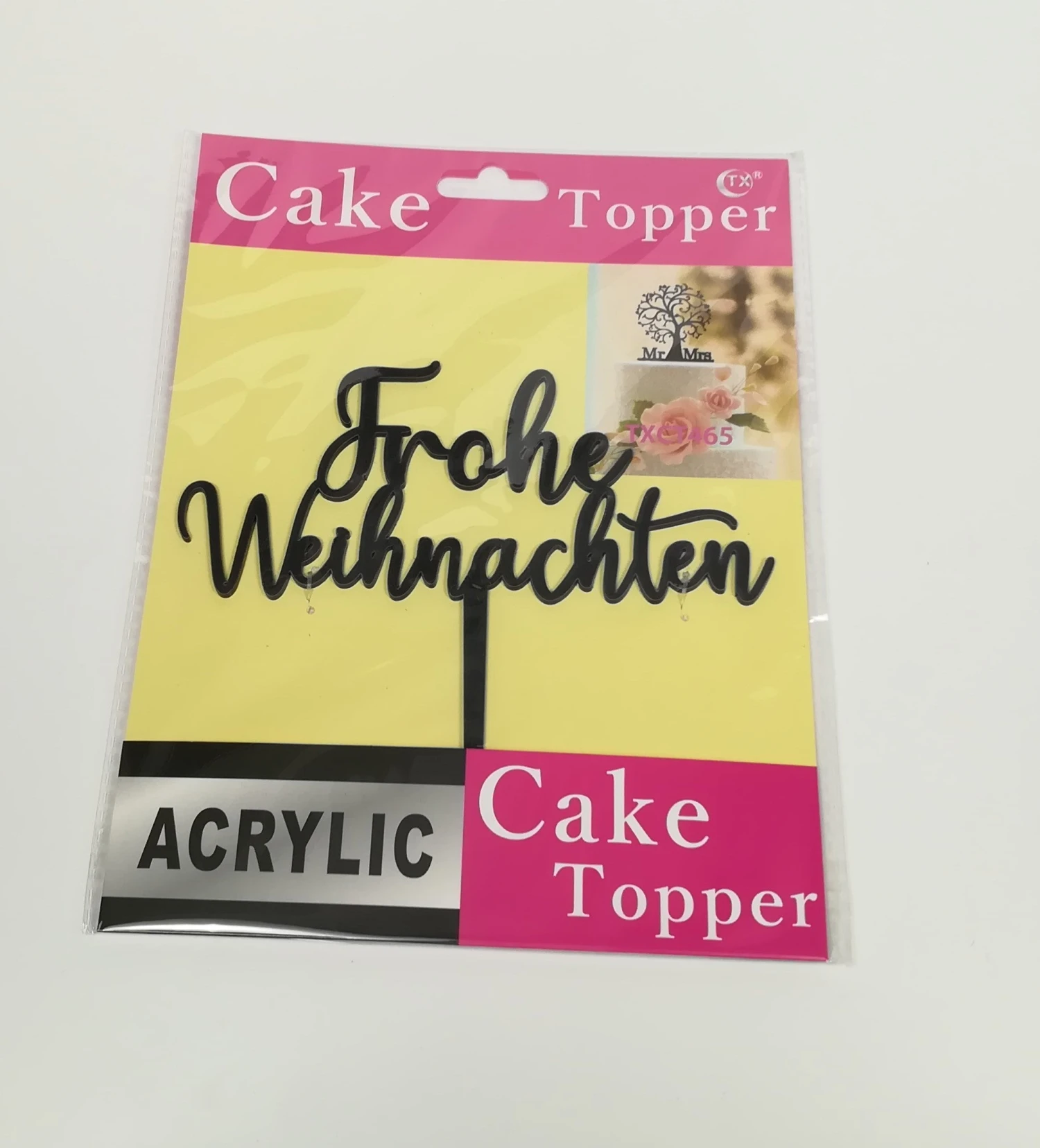 Frohe Weihnachten / Kuchenstecker â Bild 6