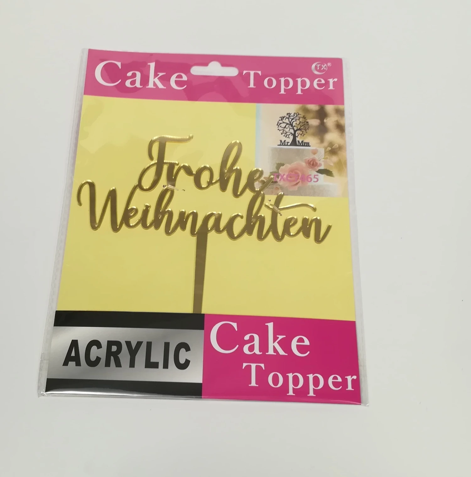 Frohe Weihnachten / Kuchenstecker â Bild 3