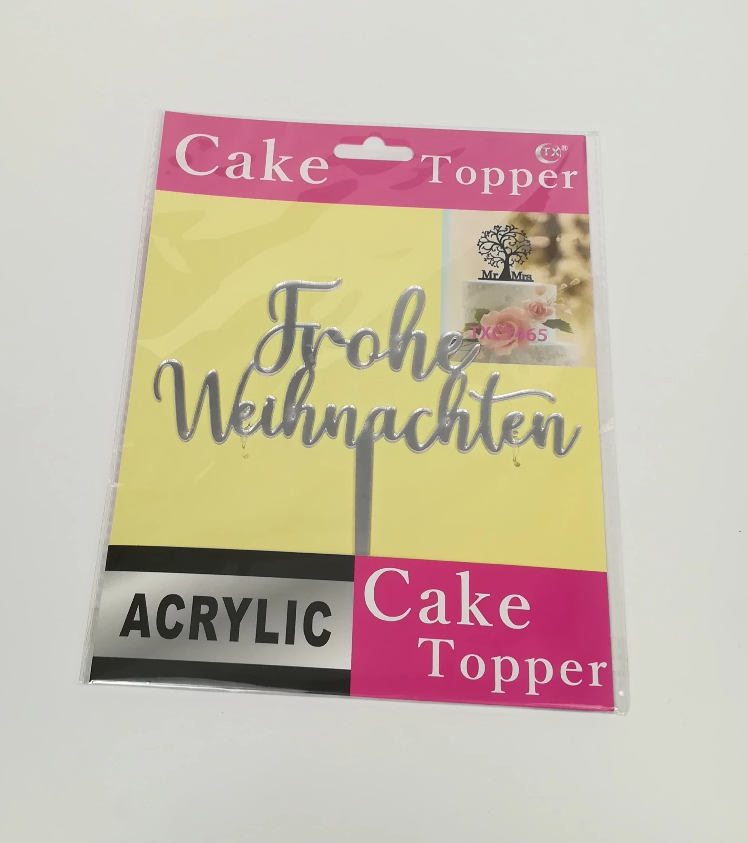 Frohe Weihnachten / Kuchenstecker â Bild 4