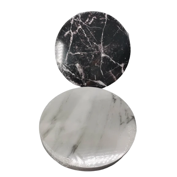 Cakeboard 30cm 12mm Marmoriert Schwarz – Bild 4