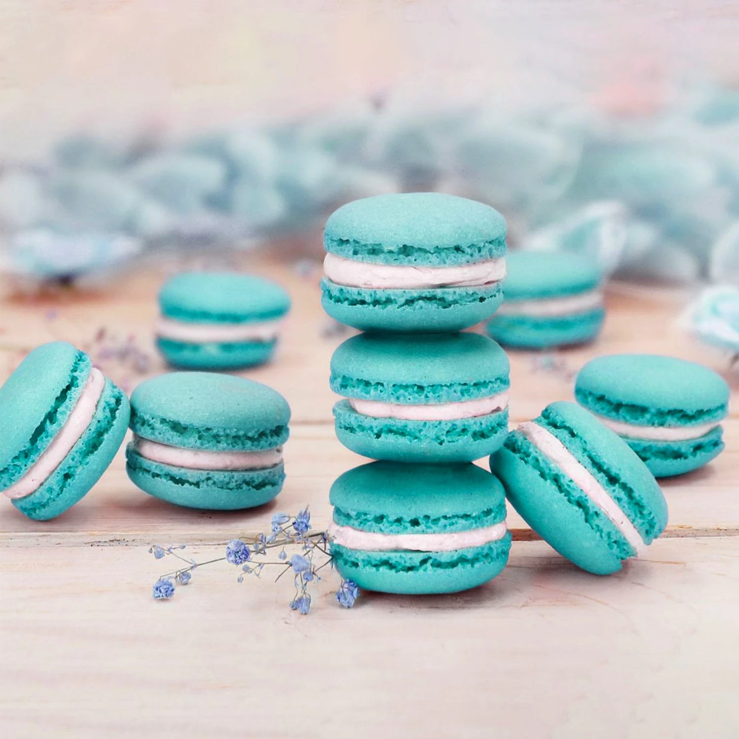 Backmischung Macaron Mix Türkis 300g