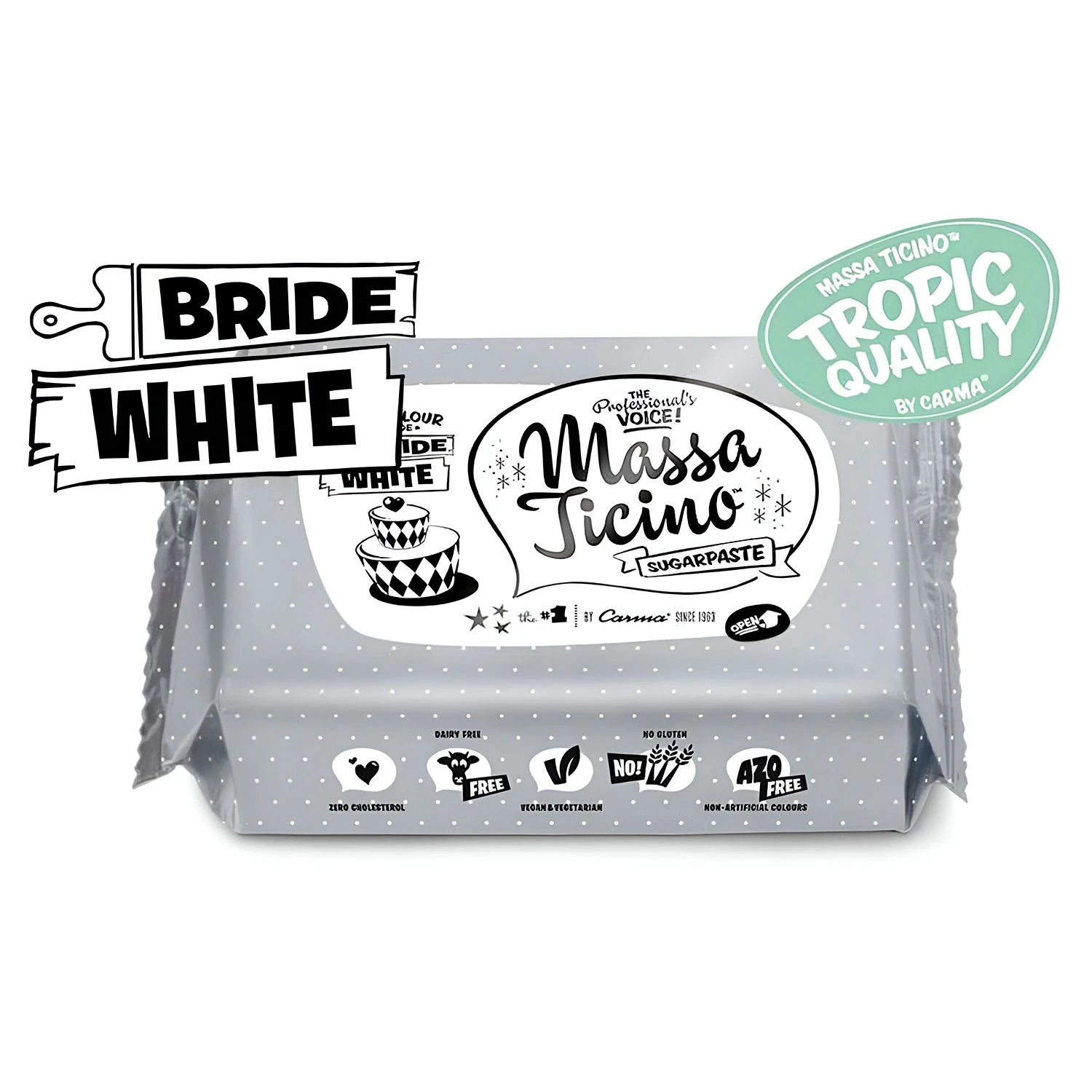 Massa Ticino Tropic Weiß 1kg