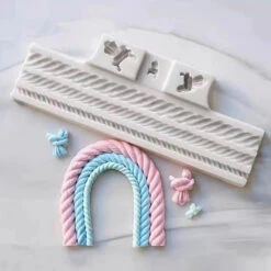 Mould Stränge Gedrehter Regenbogen GROß 17,5cm