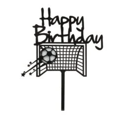 Fußball Caketopper – Tor Mit Ball (zweifarbig)