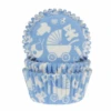 Muffinförmchen Newborn Baby Blau 50 Stück