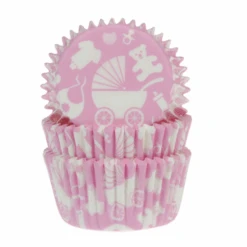 Muffinförmchen Newborn Baby Pink 50 Stück