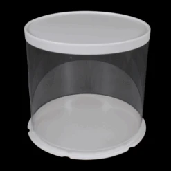 Tortenbox 22,5cm X 22,5cm X 24cm Transparent Rund