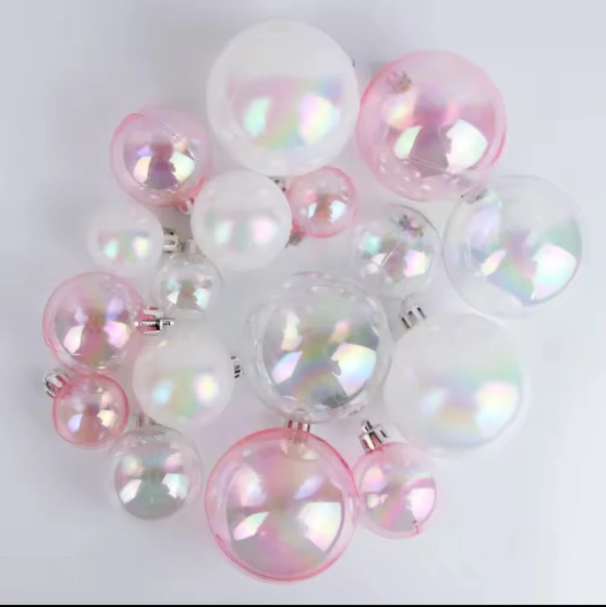 Transparente Deko Kugeln In Verschiedenen Farben 12er Set