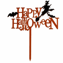 Happy Halloween Fledermaus Und Hexe Caketopper Kuchenstecker