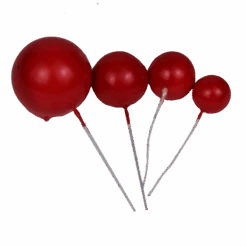 Deko Kugeln Set Rot ( 20 Stück )