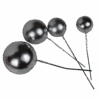 Deko Kugeln Set Silber ( 20 Stück )