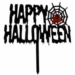 Halloween Spinnennetz 1 Caketopper Kuchenstecker
