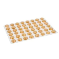 Macaron Halbschalen 48 Stück Champagner