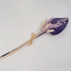 Trockenblume PalmblÀtter Lila