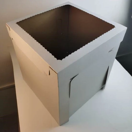 Tortenschachtel Weiß 25x25x30cm