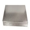 5x Cakeboard Silber 45x35cm
