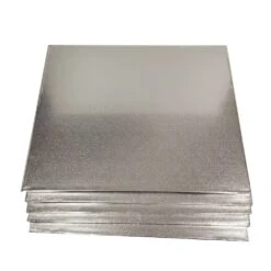 5x Cakeboard Silber 45x35cm
