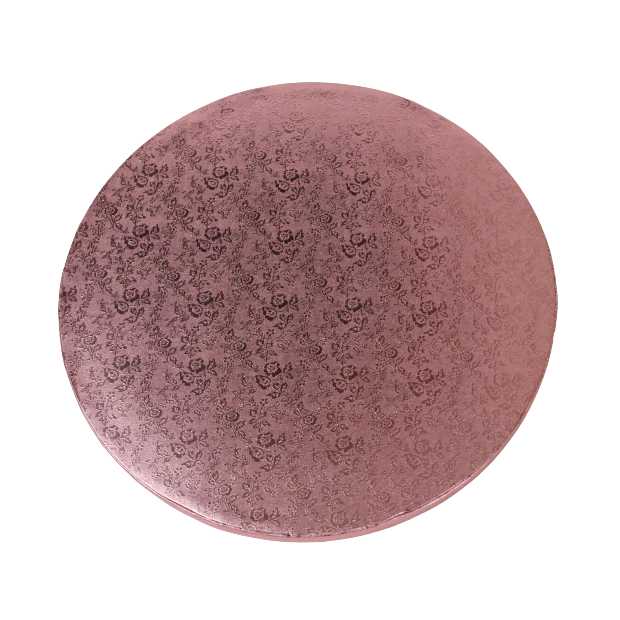 Cakeboard 30cm 12mm Rose Gold Roses