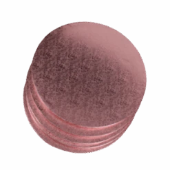 5x Cakeboard 25cm 12mm Rose Gold Roses