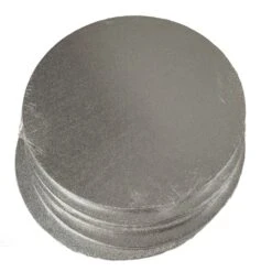 5x Cakeboard Silber 38cm 12mm StÀrke