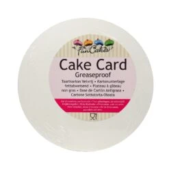 Cake Card Greaseproof 15cm (fettdicht)