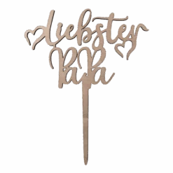 Liebster Papa Kuchenstecker Holz