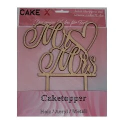 Mr & Mrs Mit Herz Holz