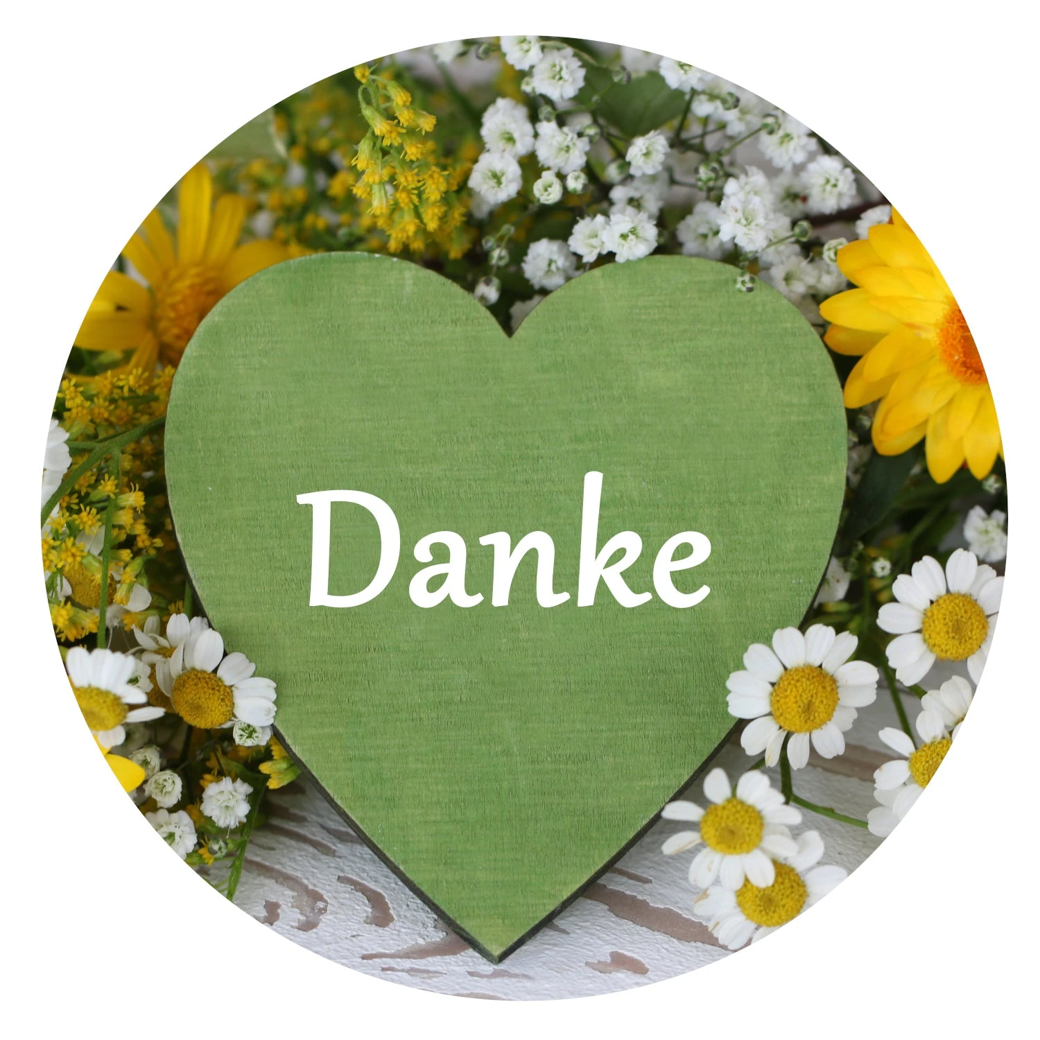 Danke Fondantpapier Aufleger