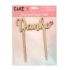 Danke Caketopper Kuchenstecker Holz