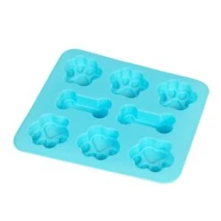 Mould Hundeknochen Und Pfoten (blau)