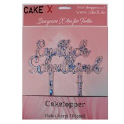 Endlich Schulkind Blau Gepunktet