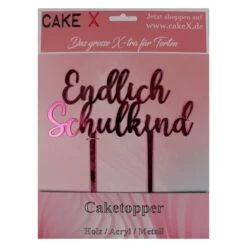 Endlich Schulkind Pink