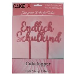 Endlich Schulkind Rosa