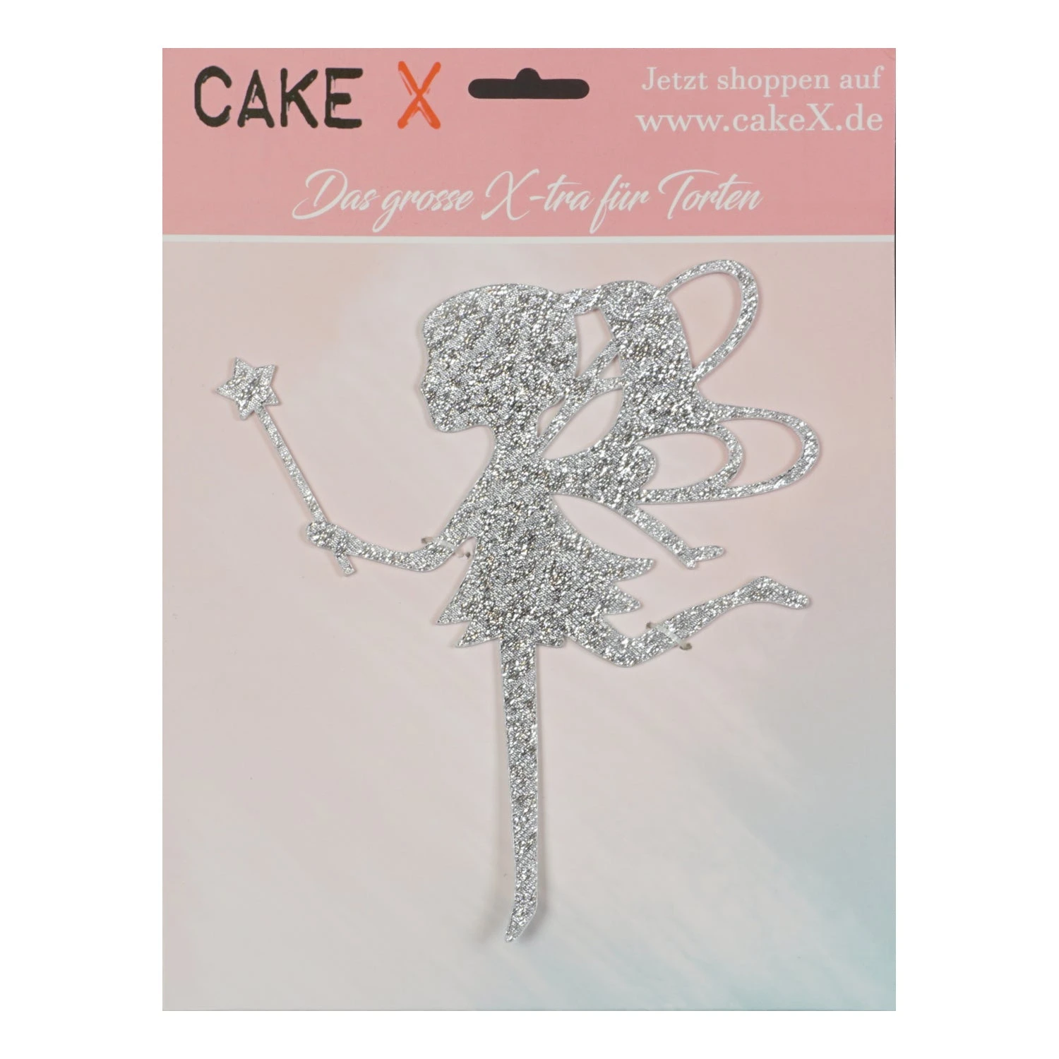 Fee Kuchenstecker In GroĂ Glitzer Silber