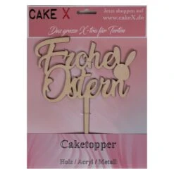 Frohe Ostern Kuchenstecker Aus Holz
