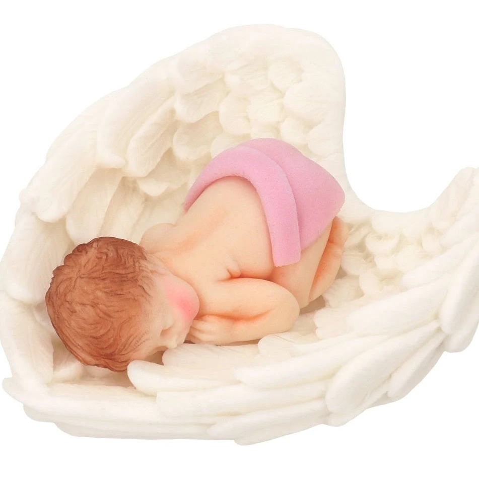 Fondant Baby Girl Auf FlĂŒgeln