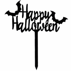 Halloween Mit 2 Fledermäusen Caketopper Kuchenstecker