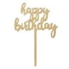 Happy Birthday Caketopper – Holz, Klein