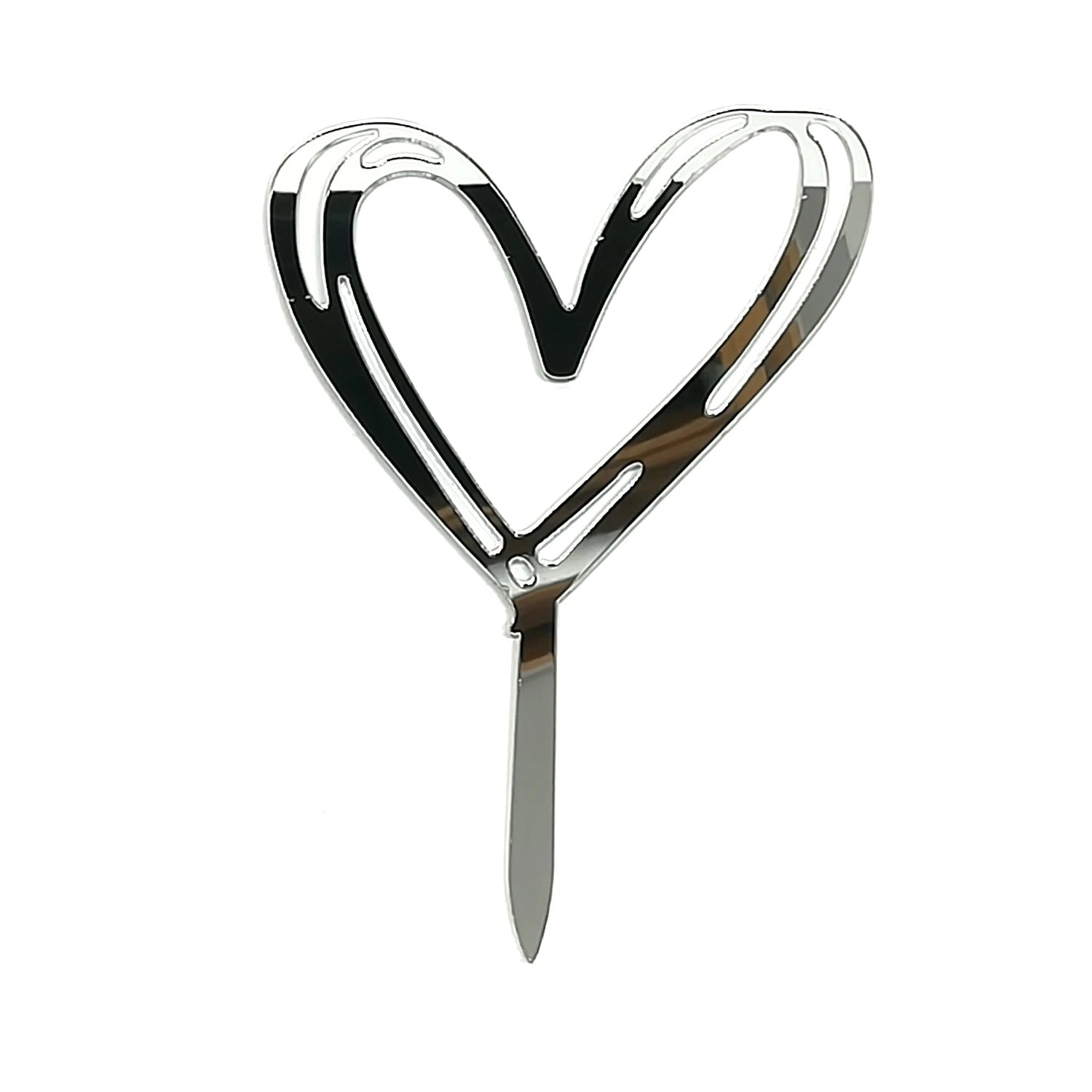 Doppelherz Liebe / Kuchenstecker – Bild 2